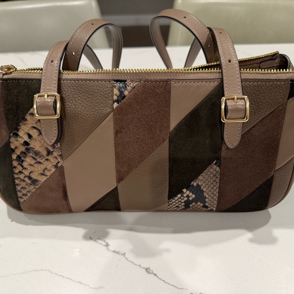 *AUTHENTIC*🤎COACH PATCHWORK ASHER BAG WITH MATCH… - image 4